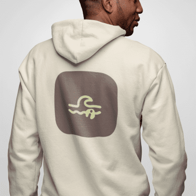 Sudadera unisex sostenible con capucha y cremallera