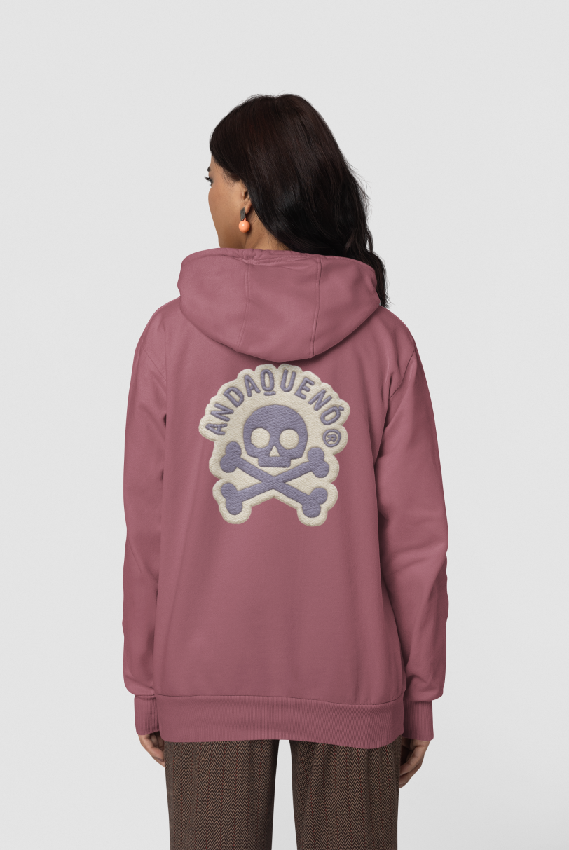 sudadera unisex sostenible ANDAQUENÓ® hecha en España