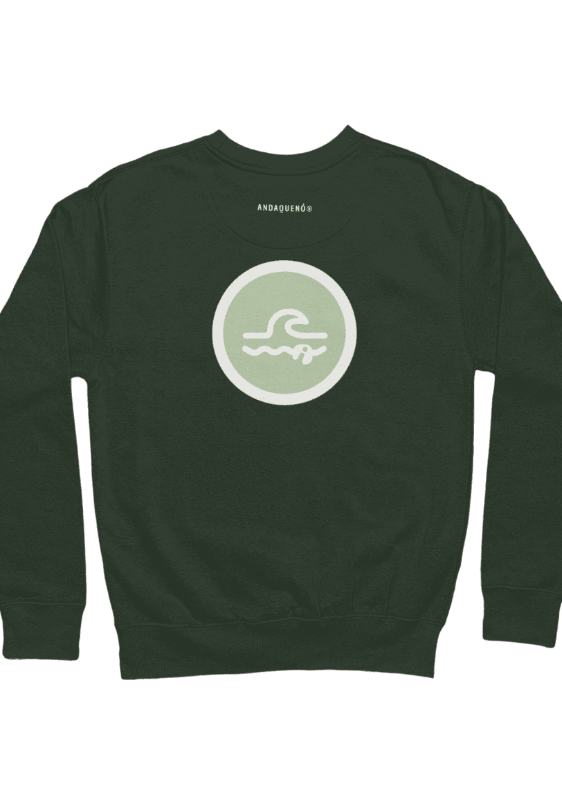 Sudadera unisex sostenible ANDAQUENÓ® hecha en España