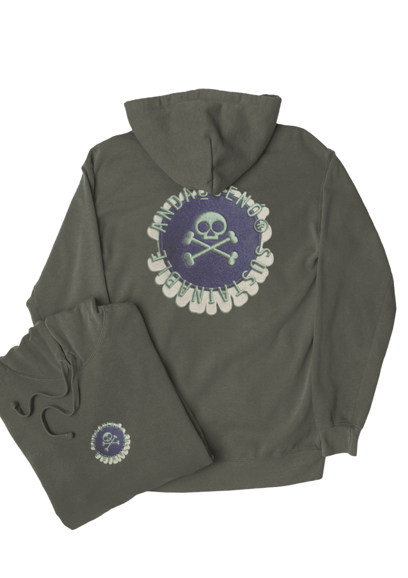 sudadera unisex sostenible ANDAQUENÓ® hecha en España