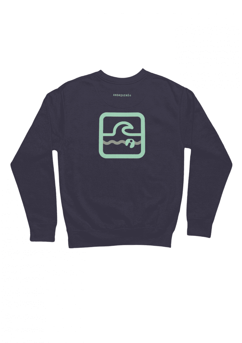 Sudadera unisex sostenible ANDAQUENÓ® hecha en España