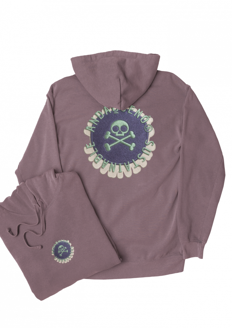 sudadera unisex sostenible ANDAQUENÓ® hecha en España