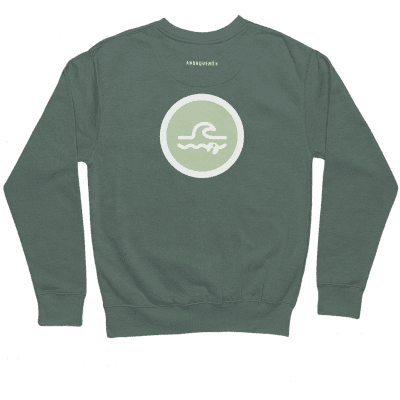 Sudadera unisex sostenible ANDAQUENÓ® hecha en España