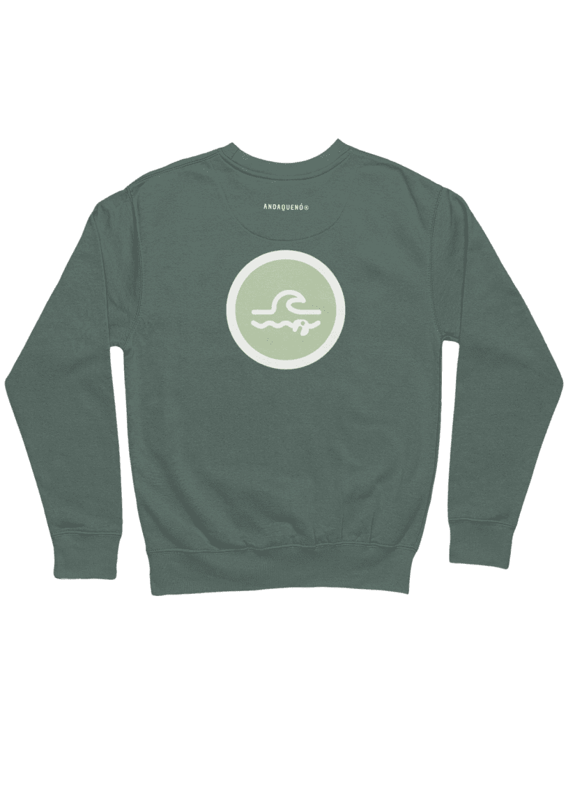 Sudadera unisex sostenible ANDAQUENÓ® hecha en España