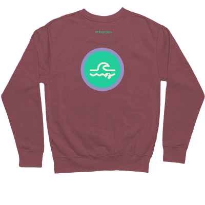 Sudadera unisex sostenible ANDAQUENÓ® hecha en España