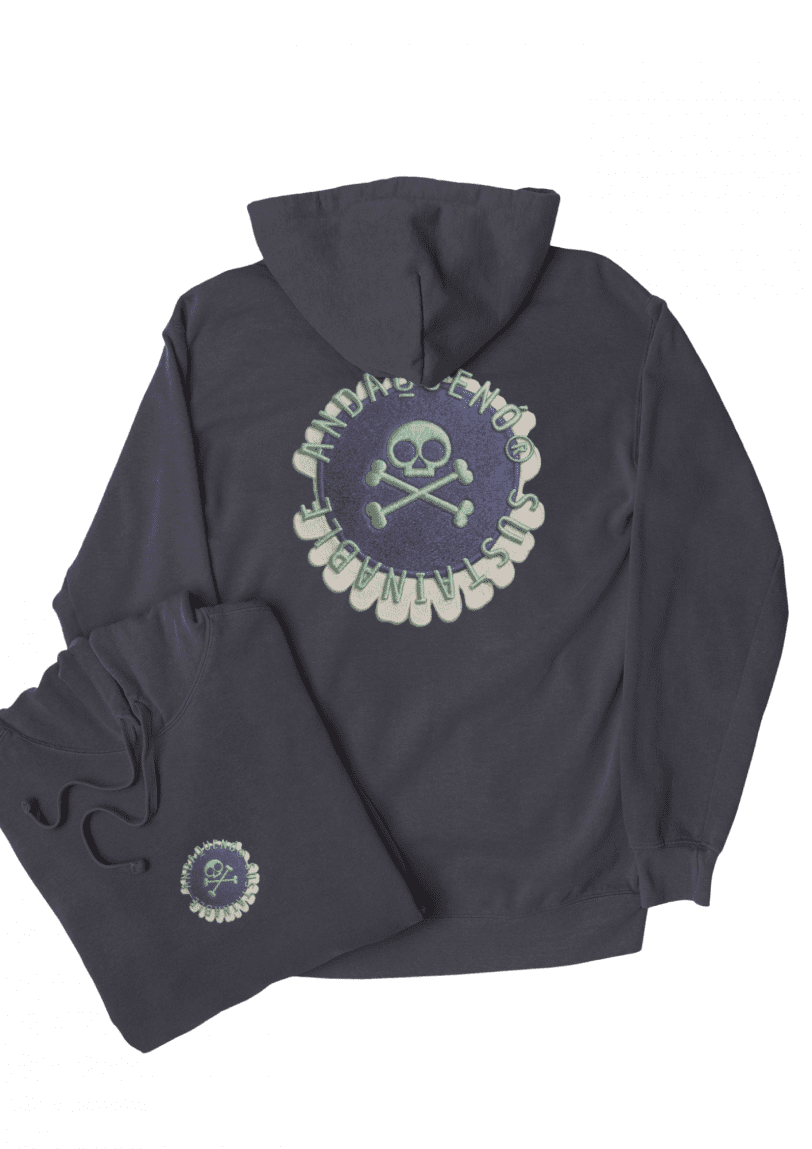 sudadera unisex sostenible ANDAQUENÓ® hecha en España