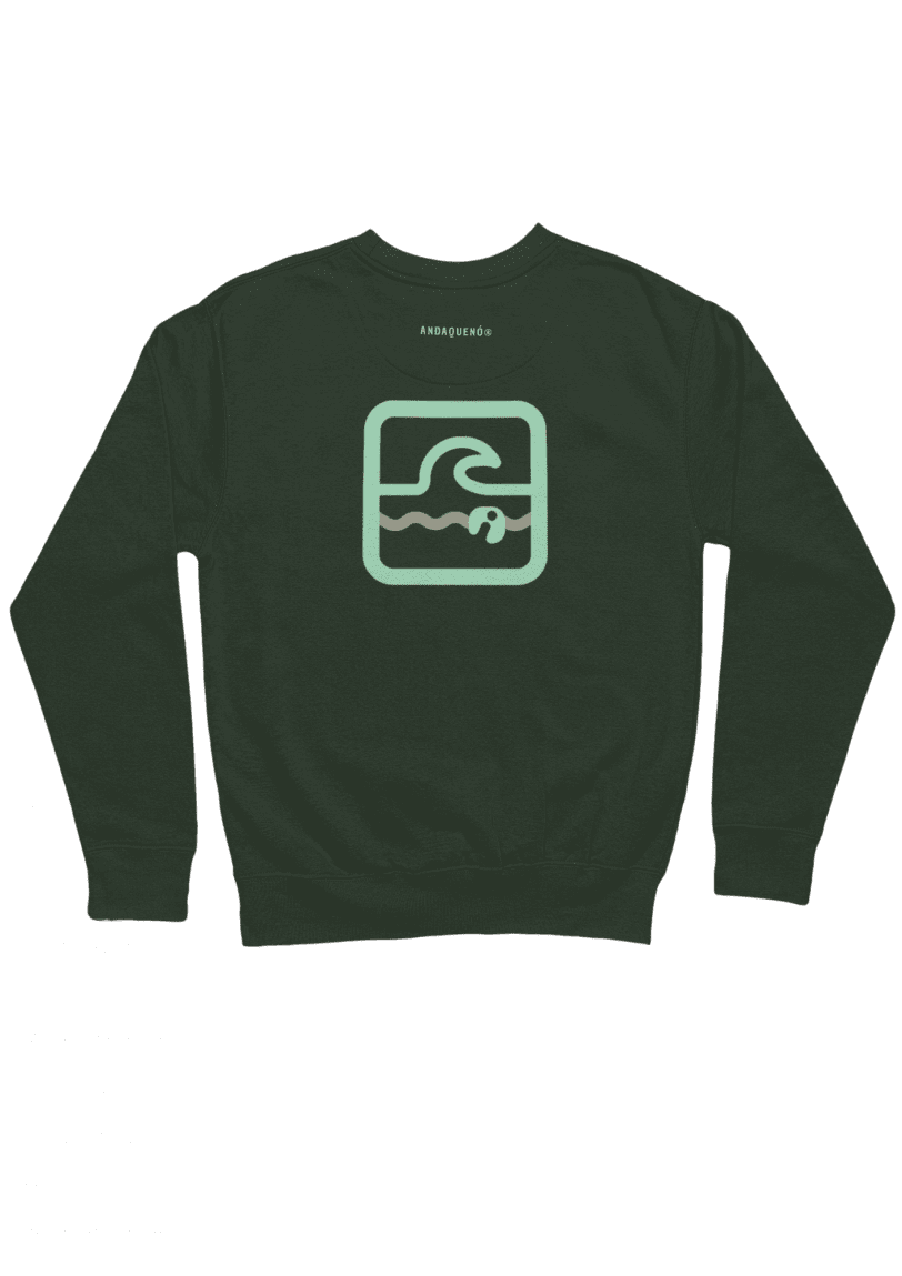 Sudadera unisex sostenible ANDAQUENÓ® hecha en España