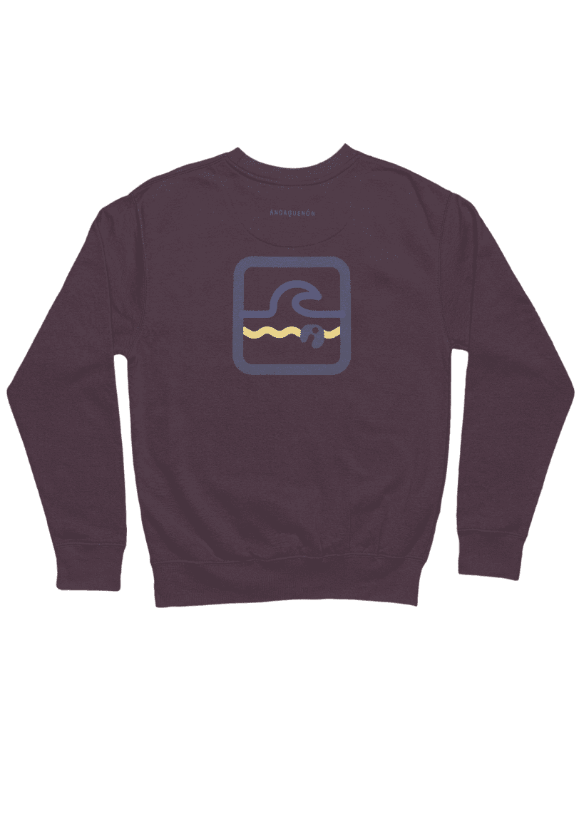 Sudadera unisex sostenible ANDAQUENÓ® hecha en España