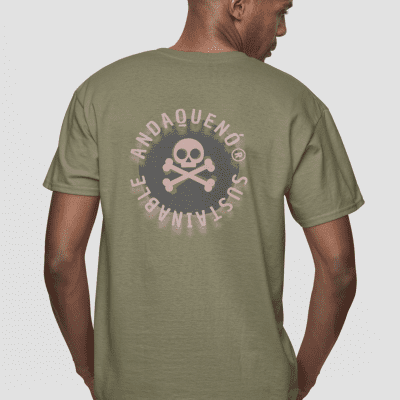 Camiseta unisex sostenible ANDAQUENÓ® hecha en España