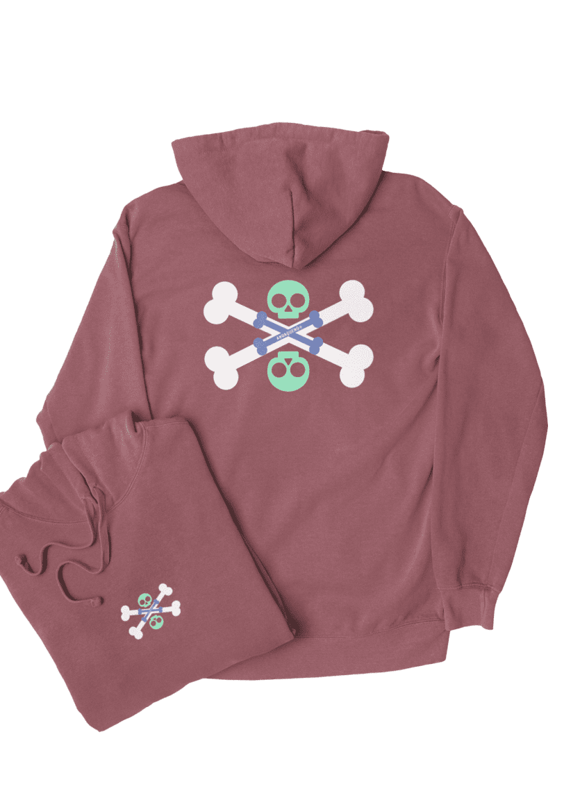 Sudadera unisex sostenible con capucha ANDAQUENÓ® hecha en España
