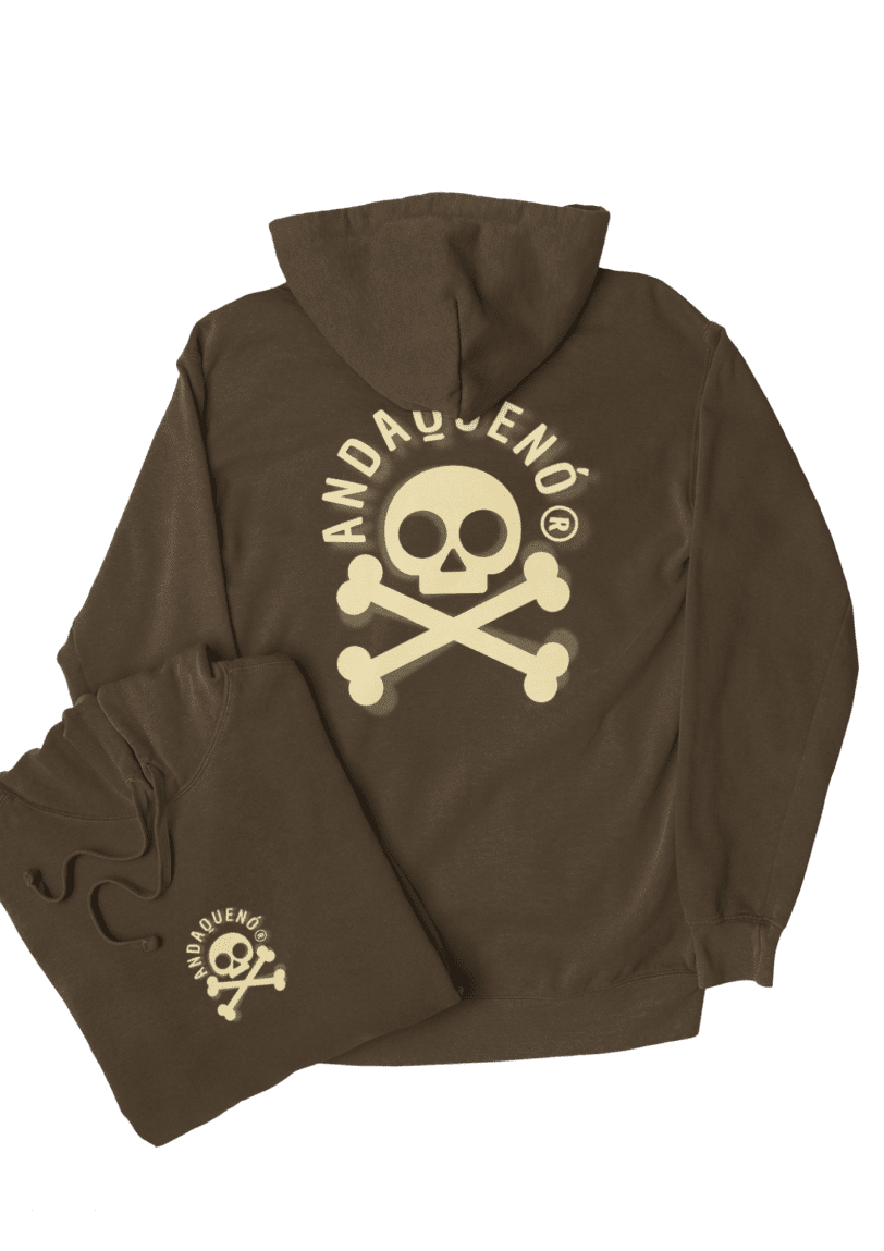 Sudadera unisex sostenible con capucha ANDAQUENÓ® hecha en España