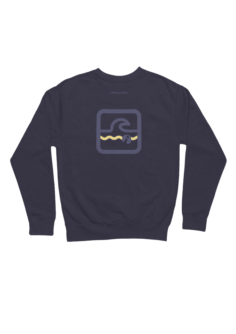 Sudadera unisex sostenible ANDAQUENÓ® hecha en España