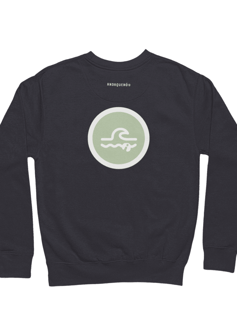 Sudadera unisex sostenible ANDAQUENÓ® hecha en España