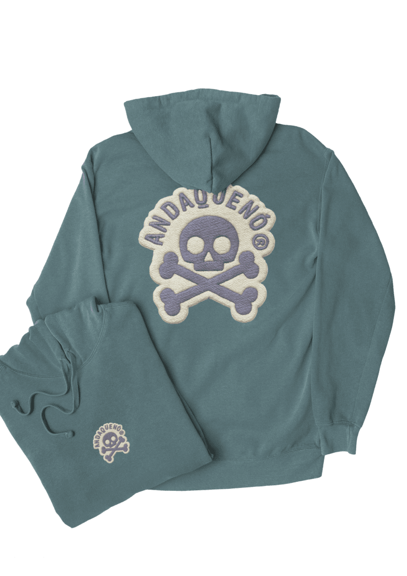 sudadera unisex sostenible ANDAQUENÓ® hecha en España
