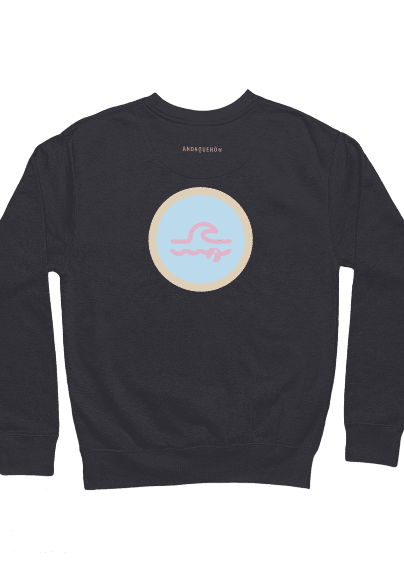 Sudadera unisex sostenible ANDAQUENÓ® hecha en España