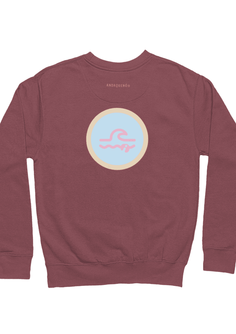 Sudadera unisex sostenible ANDAQUENÓ® hecha en España