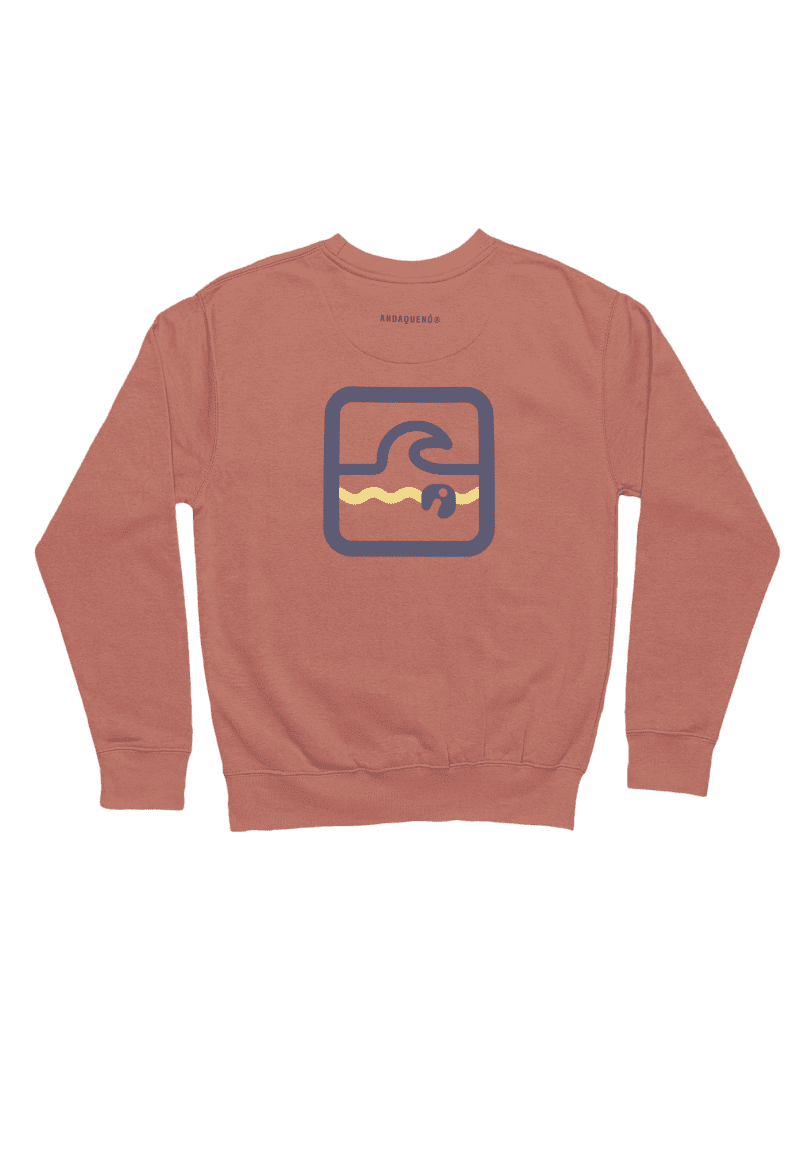 Sudadera unisex sostenible ANDAQUENÓ® hecha en España
