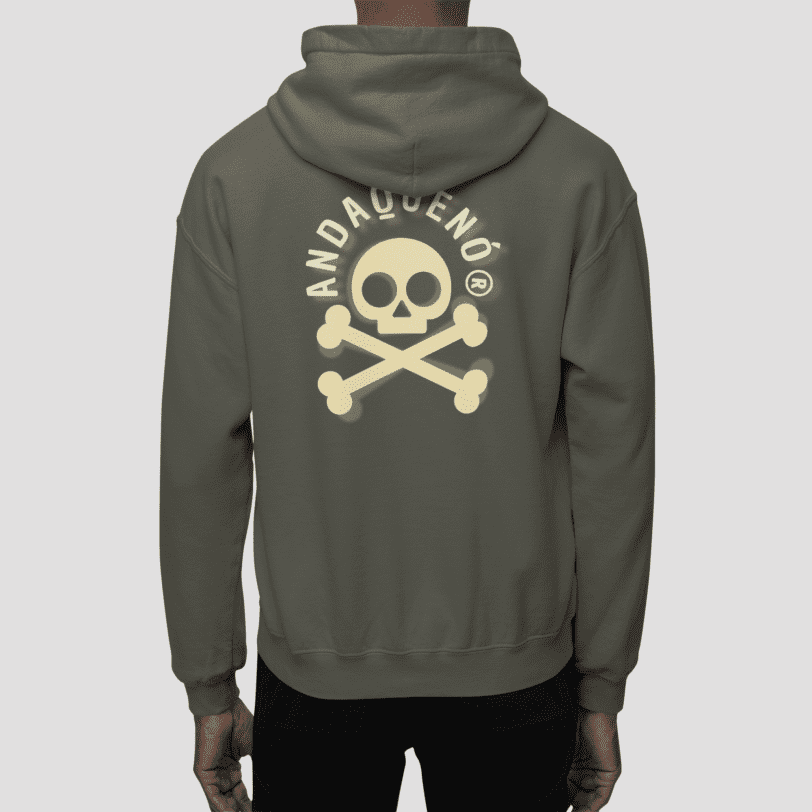 sudadera unisex sostenible ANDAQUENÓ® hecha en España