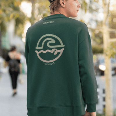 Sudadera Sostenible unisex hecha en España 100% algodón orgánico