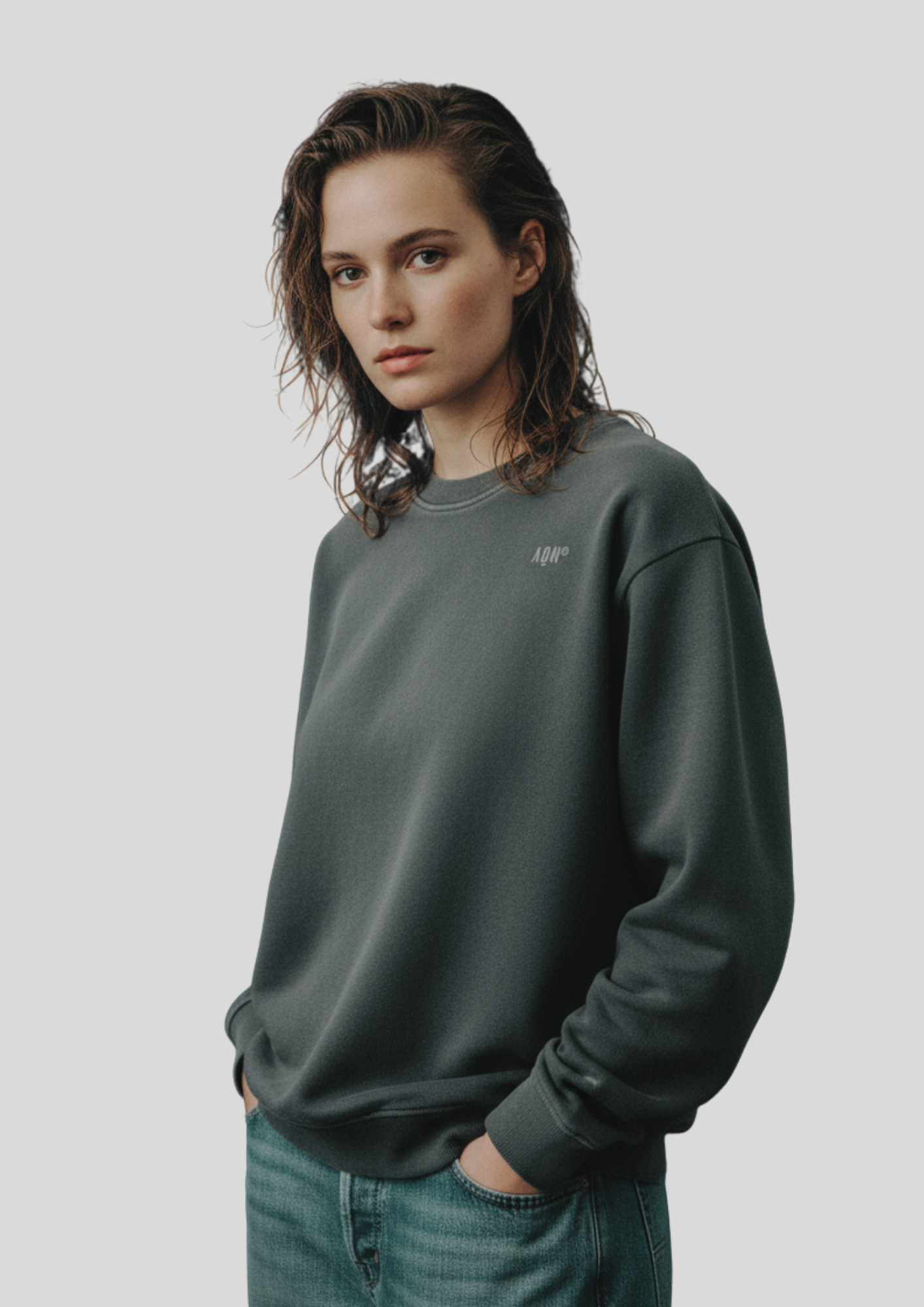 Sudadera ANDAQUENÓ® Stone Wash unisex