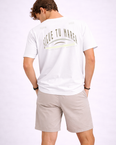 Camiseta cápsula ANDAQUENÓ® – SIGUE TU MAREA | Algodón orgánico 100% hecho en España