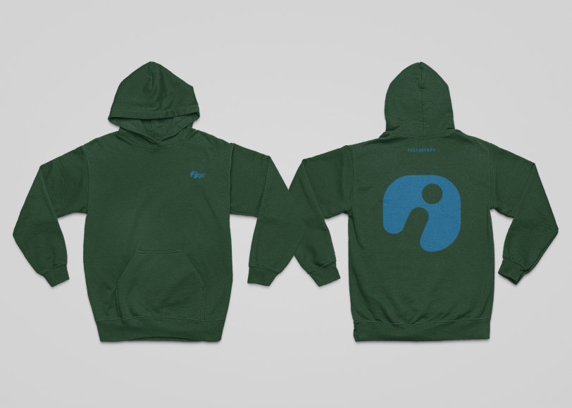Sudadera infantil sostenible con capucha – ANDAQUENÓ® Kids - Imagen 4