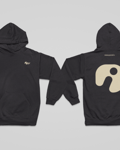 Sudadera infantil sostenible con capucha – ANDAQUENÓ® Kids