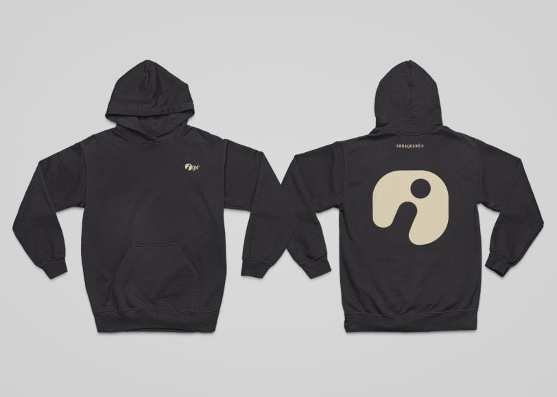 Sudadera infantil sostenible con capucha – ANDAQUENÓ® Kids
