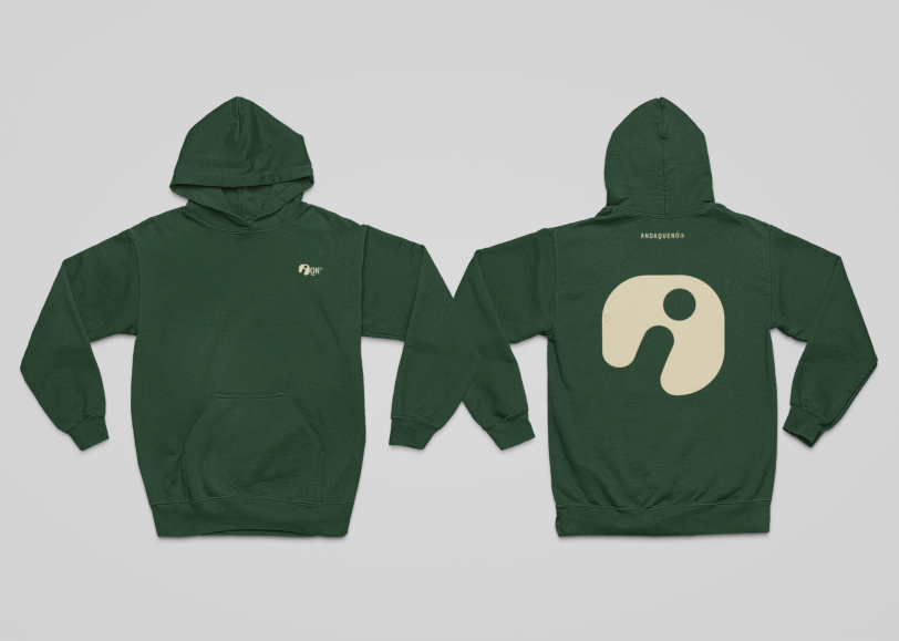 Sudadera infantil sostenible con capucha – ANDAQUENÓ® Kids - Imagen 4