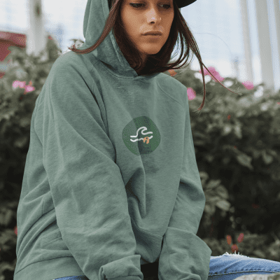 Sudadera Sostenible unisex hecha en España 100% algodón orgánico