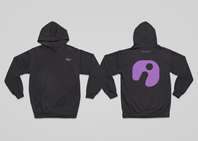 Sudadera infantil sostenible con capucha – ANDAQUENÓ® Kids