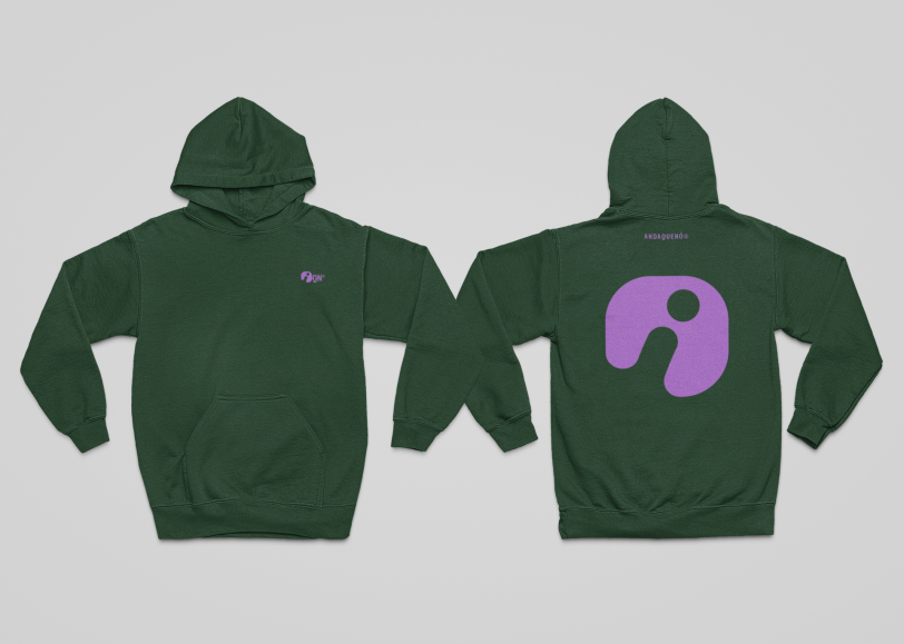 Sudadera infantil sostenible con capucha – ANDAQUENÓ® Kids - Imagen 4