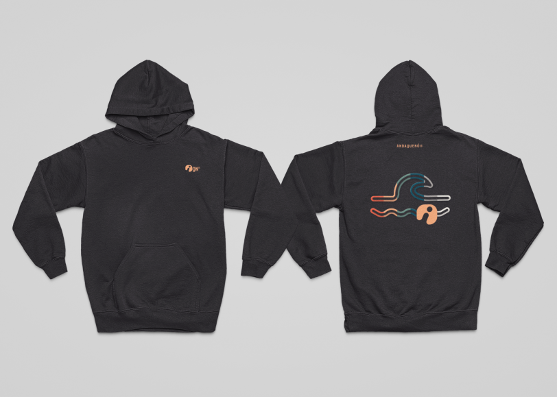 Sudadera infantil sostenible con capucha – ANDAQUENÓ® Kids - Imagen 3