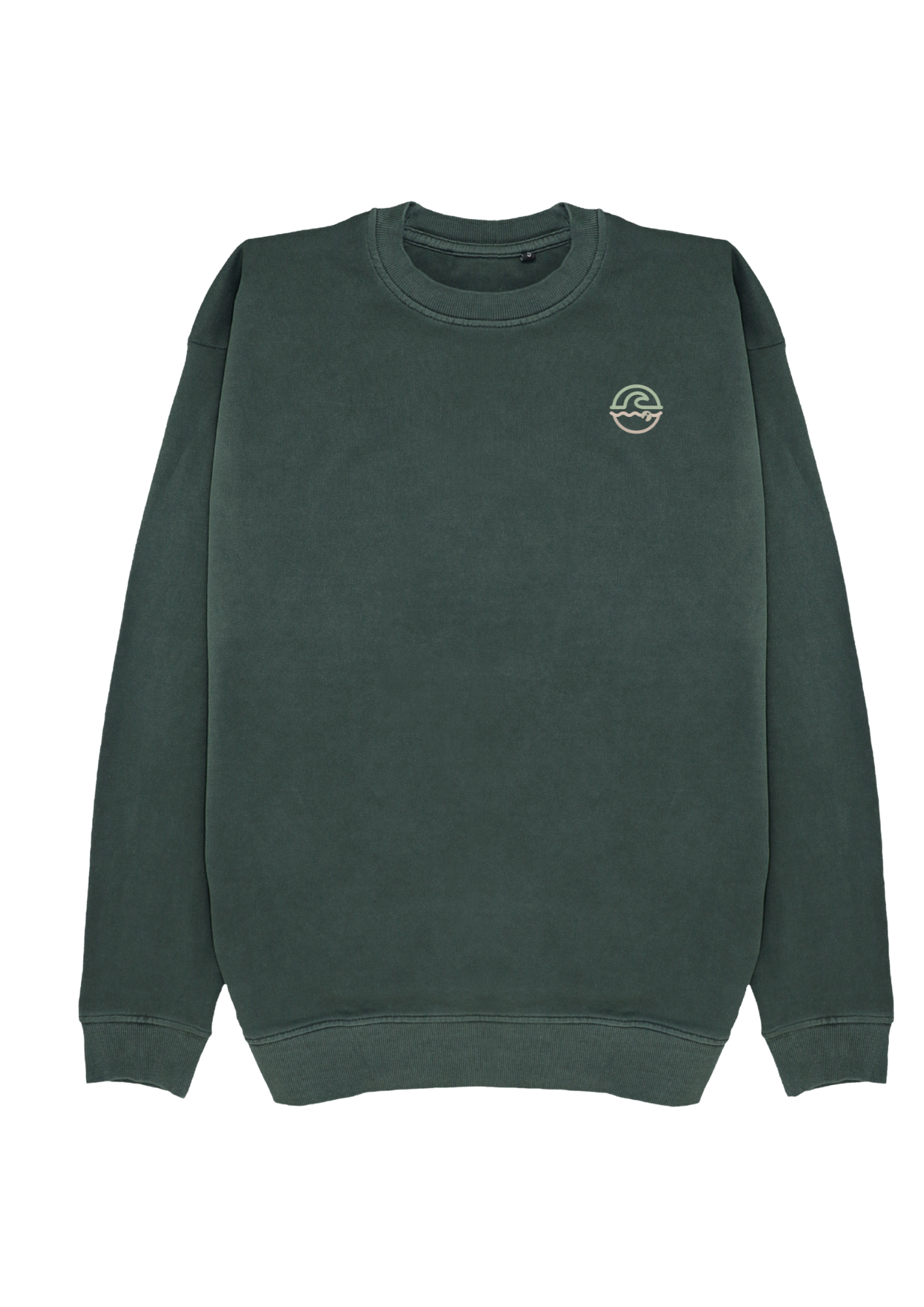 Sudadera unisex sostenible premium oversize 100% algodón orgánico con efecto vintage – hecha en España