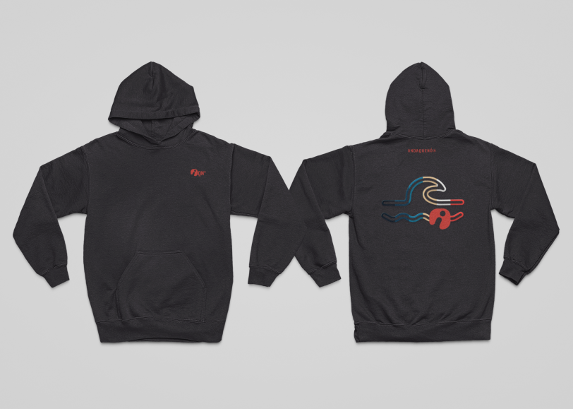 Sudadera infantil sostenible con capucha – ANDAQUENÓ® Kids