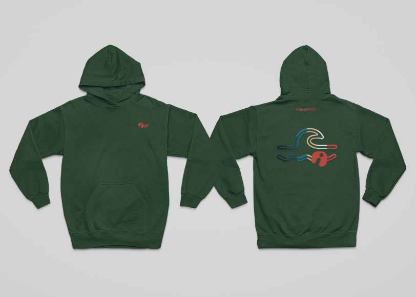 Sudadera infantil sostenible con capucha – ANDAQUENÓ® Kids - Imagen 3