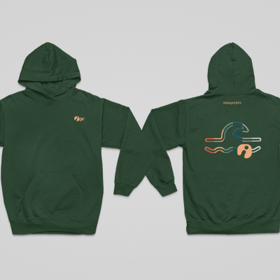 Sudadera infantil sostenible con capucha – ANDAQUENÓ® Kids