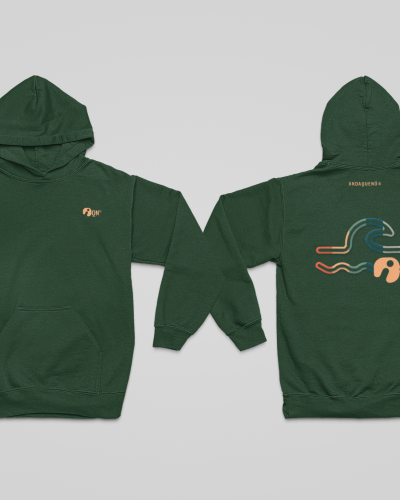 Sudadera infantil sostenible con capucha – ANDAQUENÓ® Kids