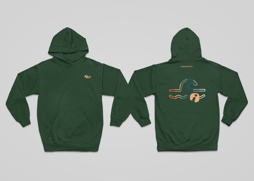 Sudadera infantil sostenible con capucha – ANDAQUENÓ® Kids