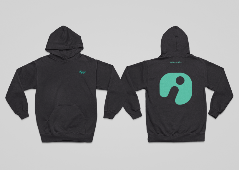 Sudadera infantil sostenible con capucha – ANDAQUENÓ® Kids