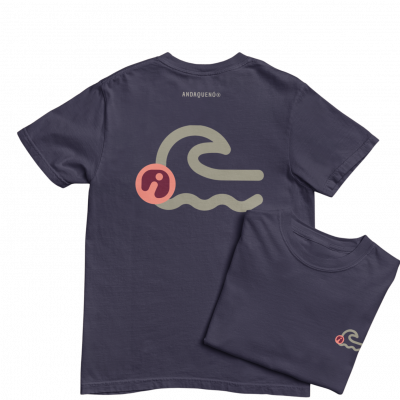 camiseta unisex sostenible con capucha ANDAQUENÓ®