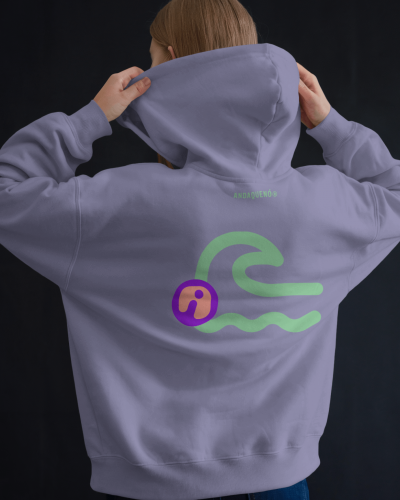 Sudadera Sostenible unisex hecha en España 100% algodón orgánico