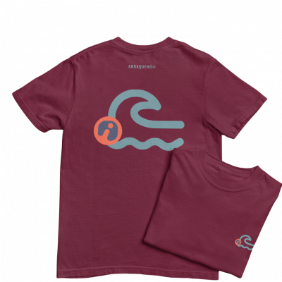 camiseta unisex sostenible con capucha ANDAQUENÓ®