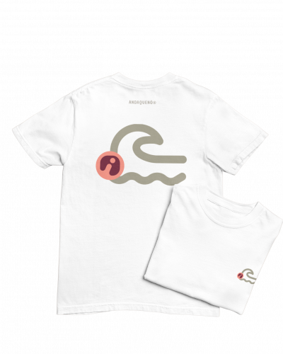 camiseta unisex sostenible con capucha ANDAQUENÓ®