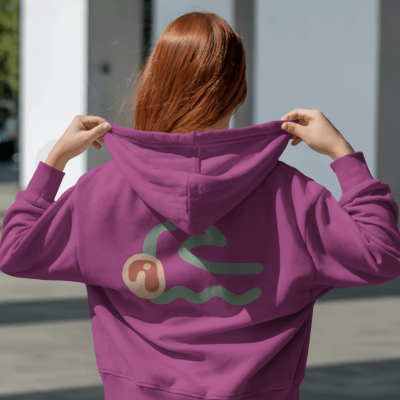 Sudadera unisex sostenible con capucha ANDAQUENÓ® | Brave Colors