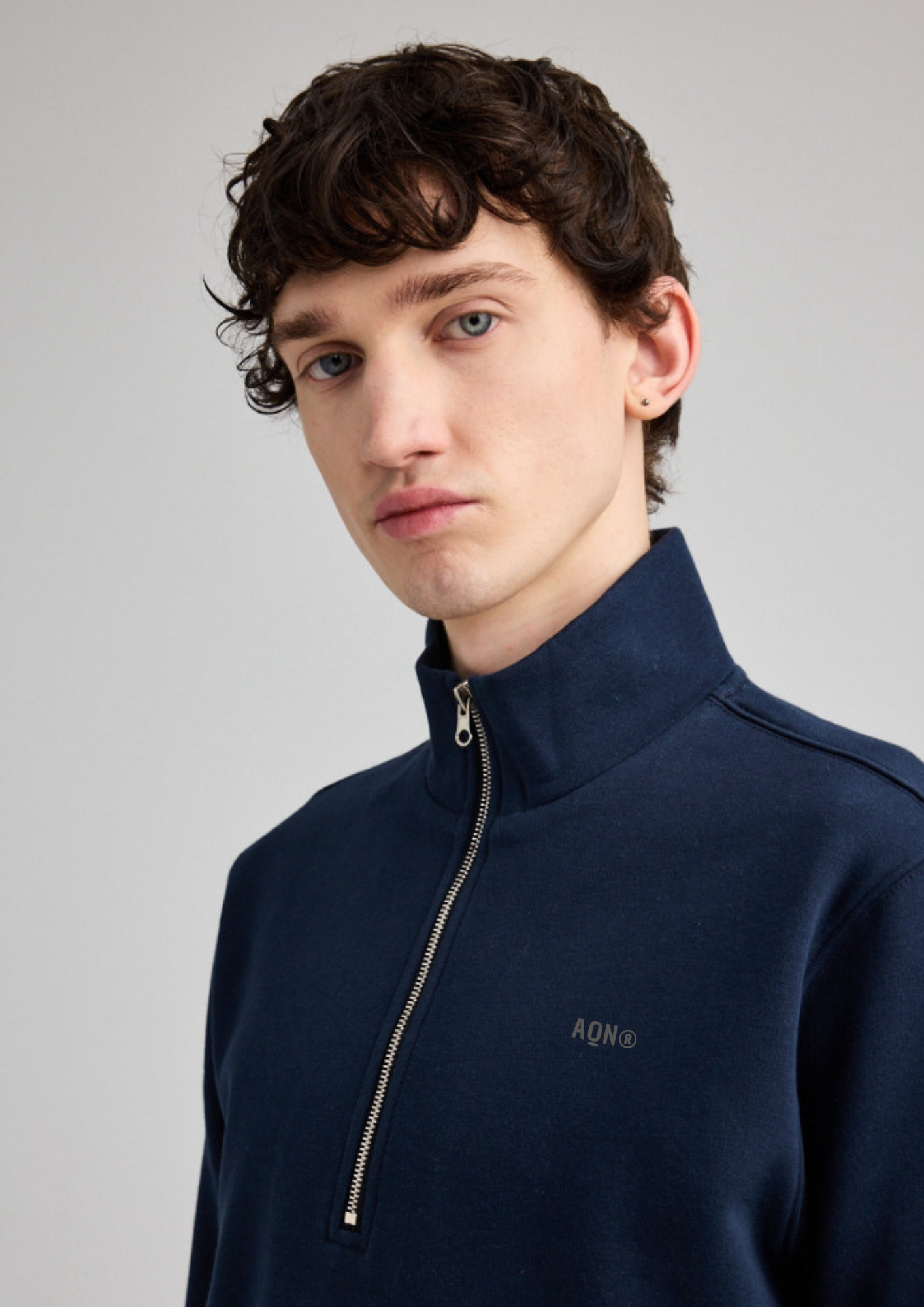 Sudadera Oversize Half-Zip Orgánica ANDAQUENÓ® - Imagen 2