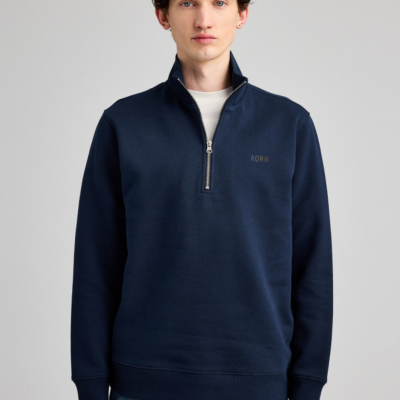Sudadera Oversize Half-Zip Orgánica ANDAQUENÓ®