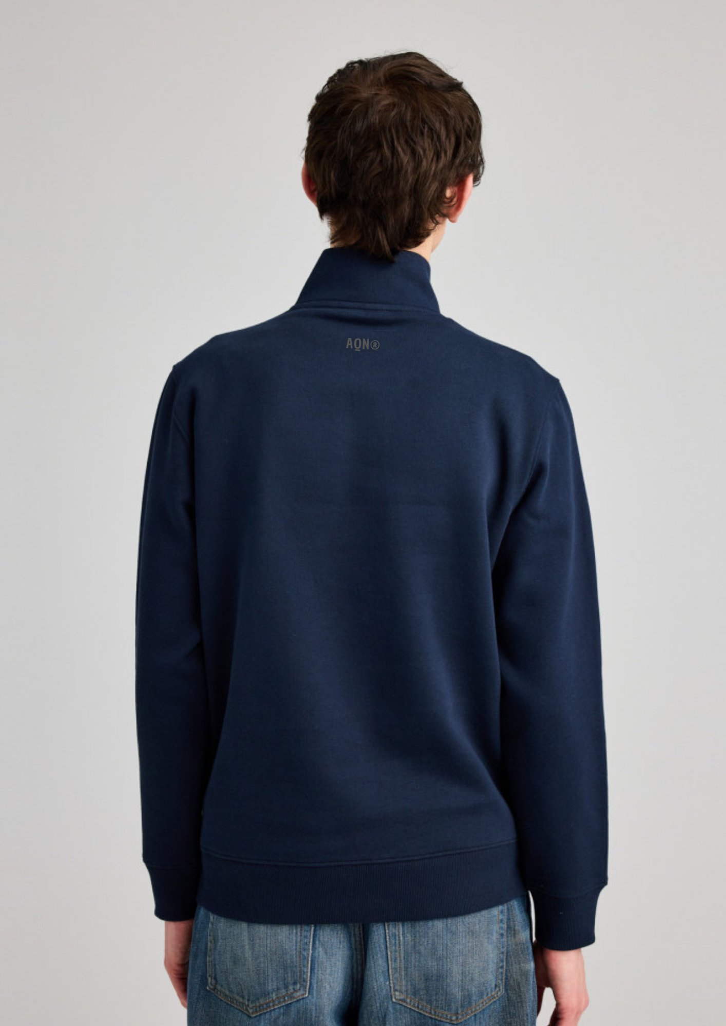 Sudadera Oversize Half-Zip Orgánica ANDAQUENÓ® - Imagen 3