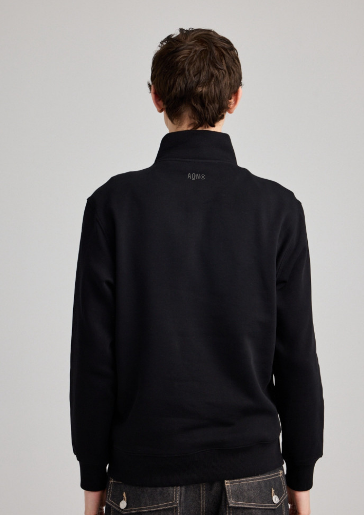 Sudadera Oversize Half-Zip Orgánica ANDAQUENÓ® - Imagen 3