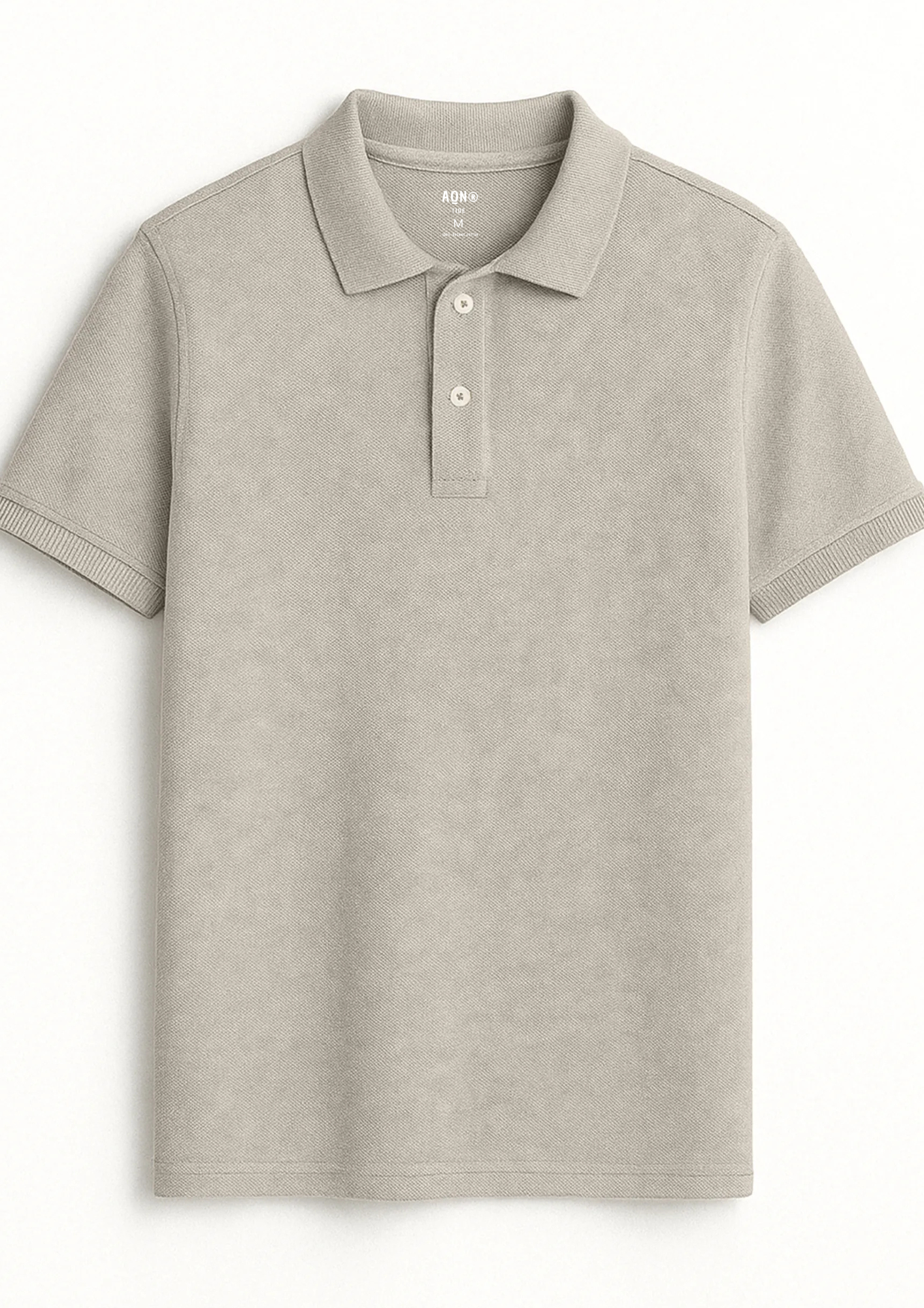 Polo sostenible de algodón orgánico efecto lavado hecho en España